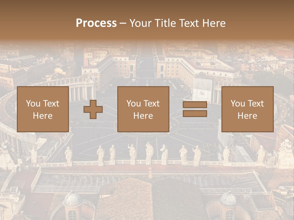 Circle Sight Monastery PowerPoint Template