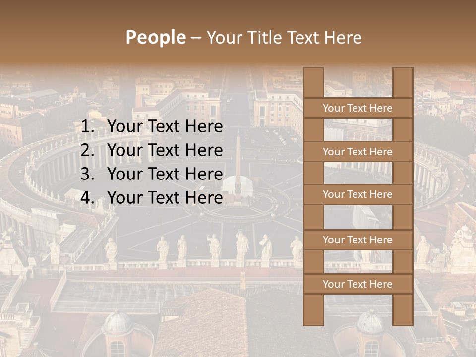 Circle Sight Monastery PowerPoint Template