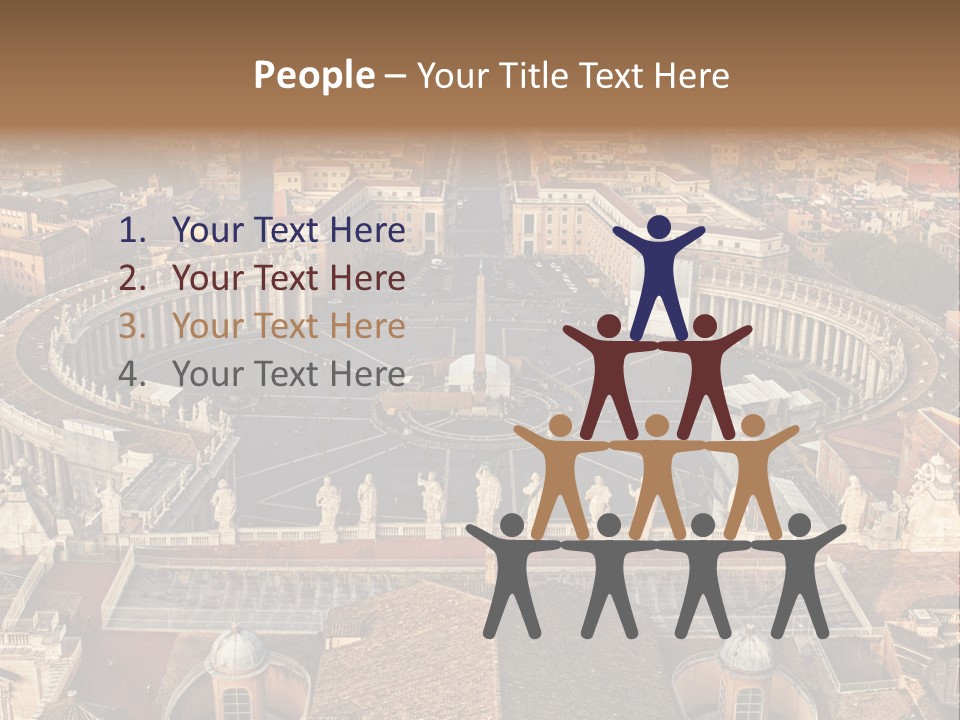 Circle Sight Monastery PowerPoint Template