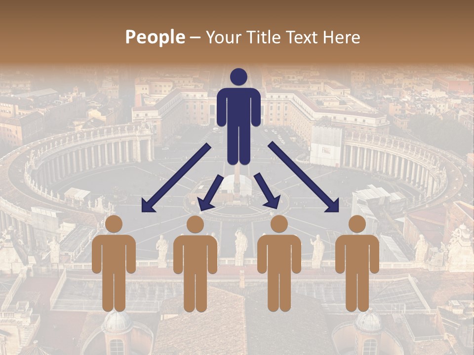 Circle Sight Monastery PowerPoint Template