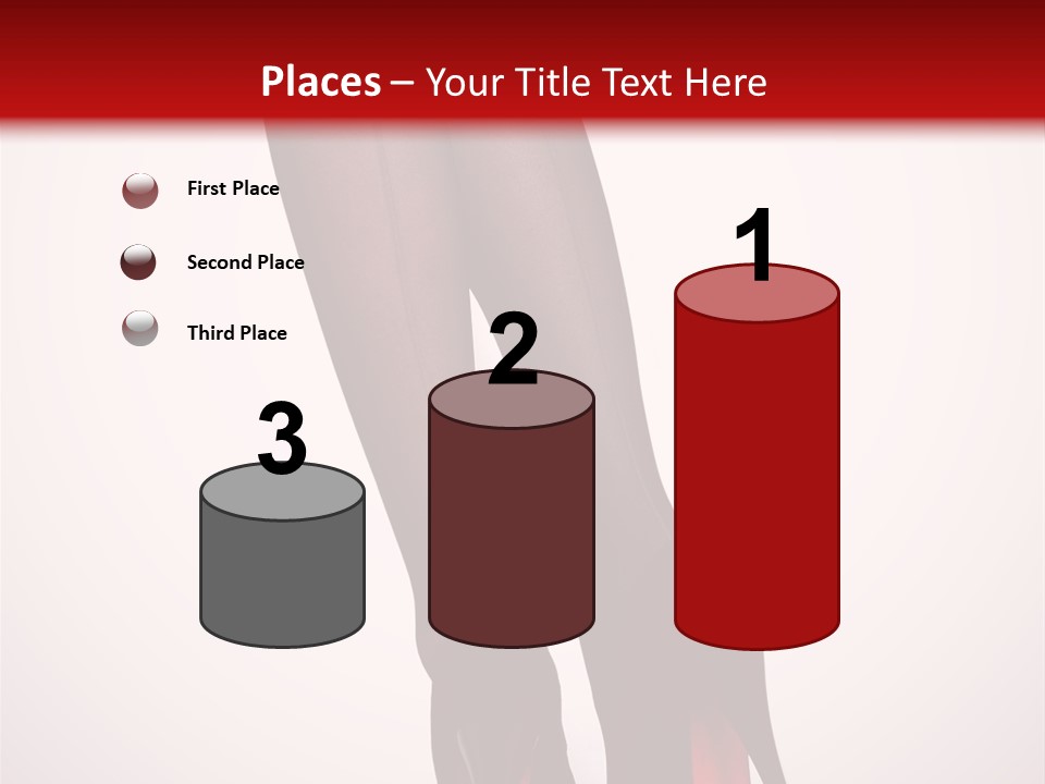 Long Style Pantyhose PowerPoint Template