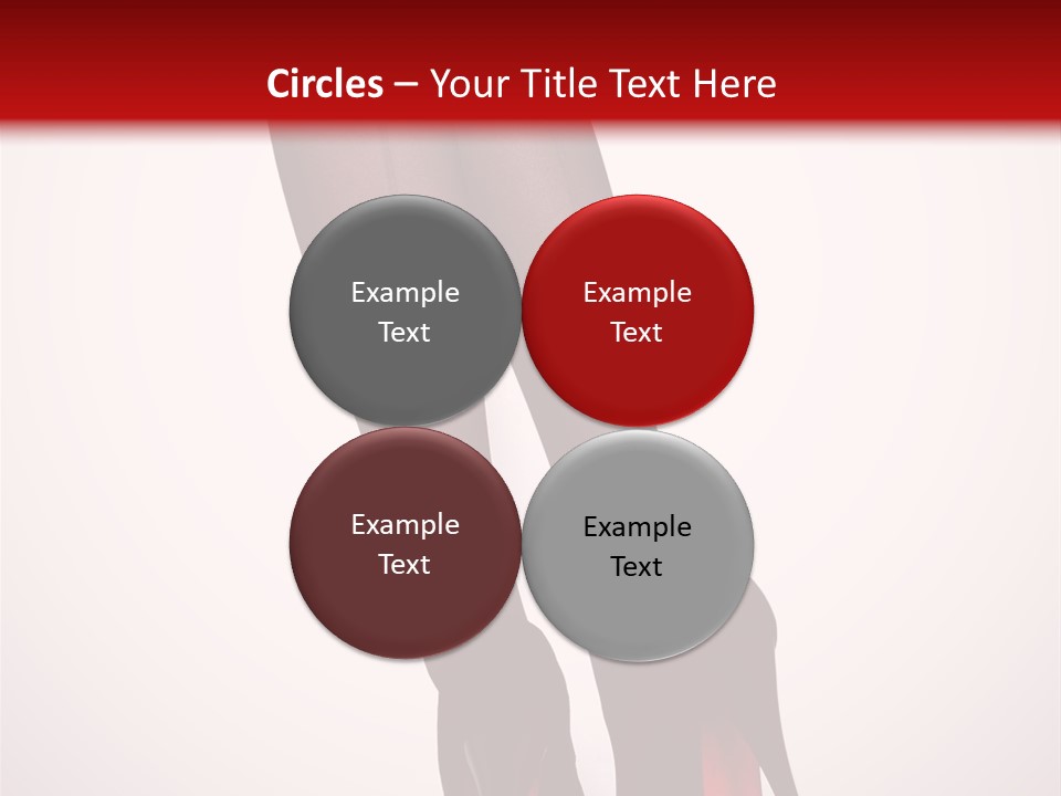 Long Style Pantyhose PowerPoint Template