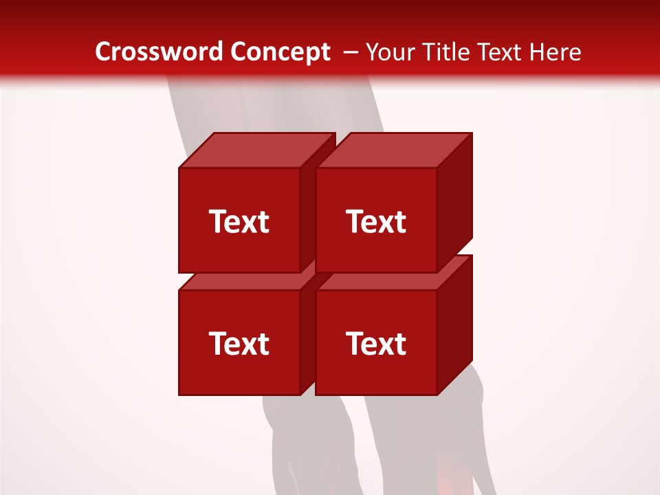 Long Style Pantyhose PowerPoint Template