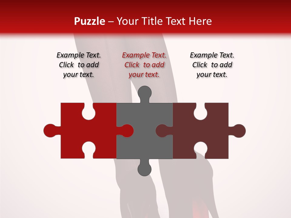 Long Style Pantyhose PowerPoint Template