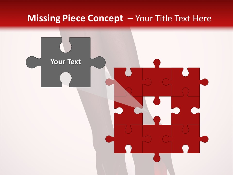 Long Style Pantyhose PowerPoint Template