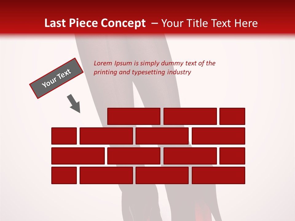 Long Style Pantyhose PowerPoint Template