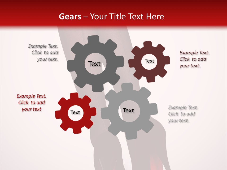 Long Style Pantyhose PowerPoint Template