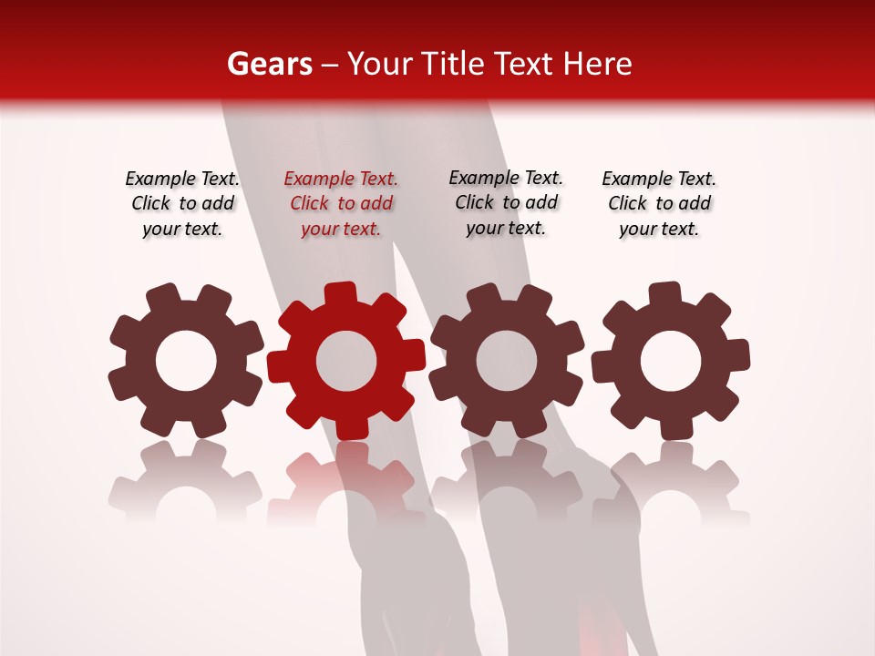 Long Style Pantyhose PowerPoint Template