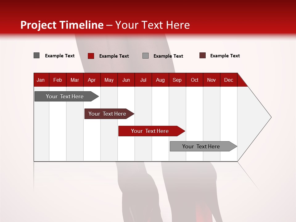 Long Style Pantyhose PowerPoint Template