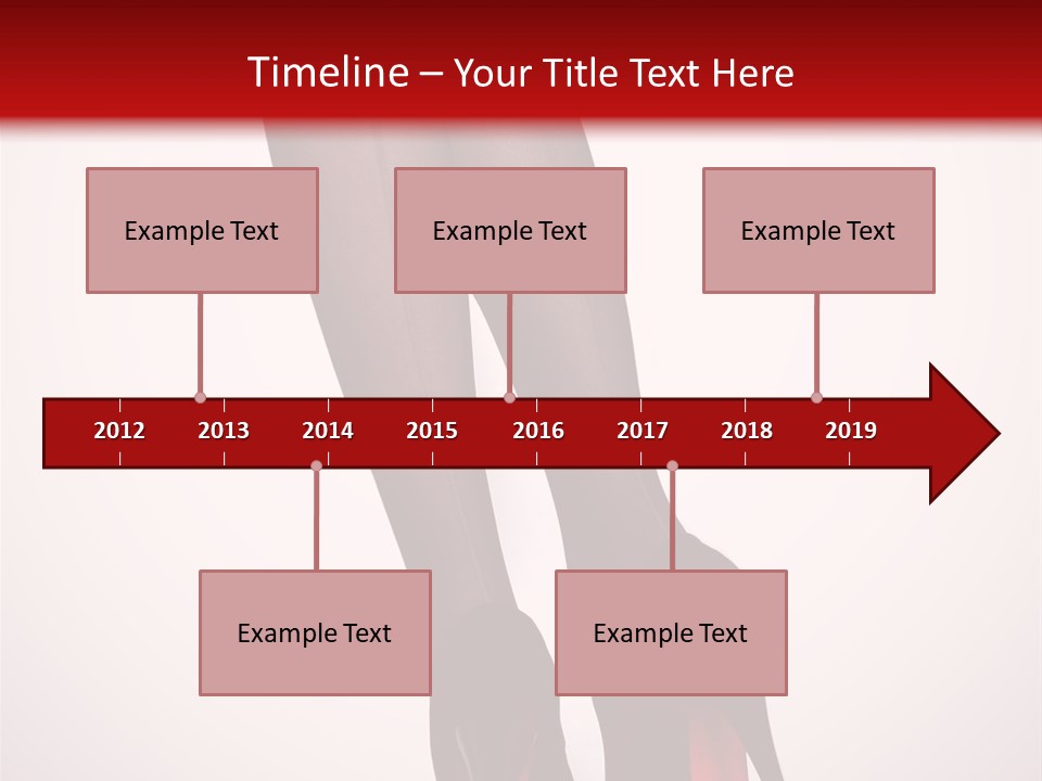 Long Style Pantyhose PowerPoint Template