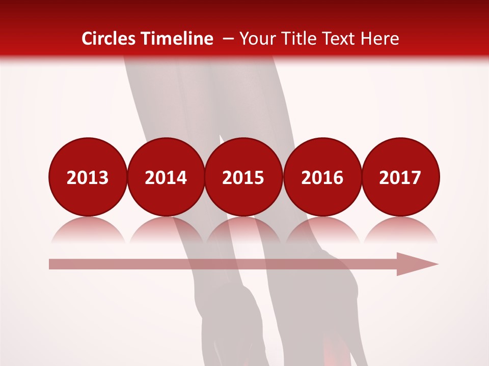 Long Style Pantyhose PowerPoint Template