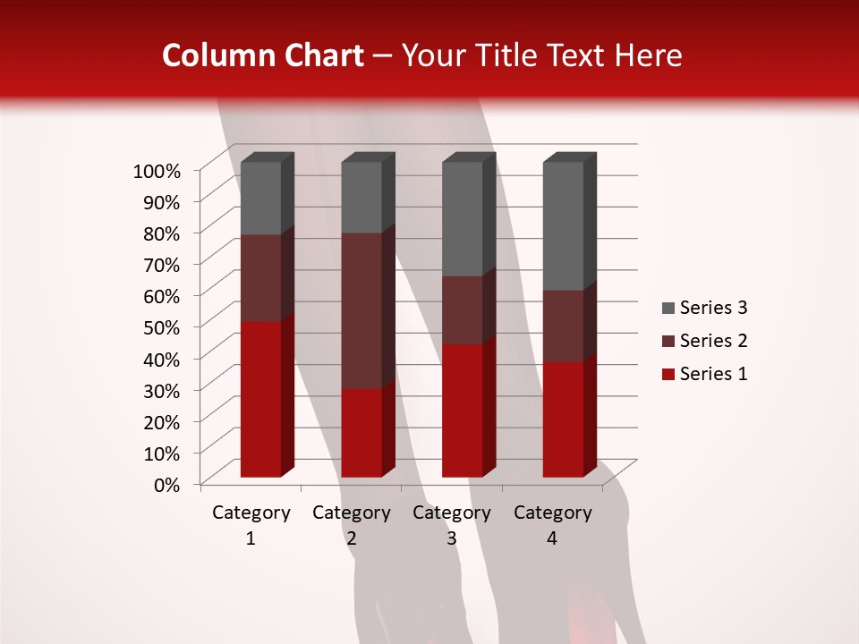 Long Style Pantyhose PowerPoint Template