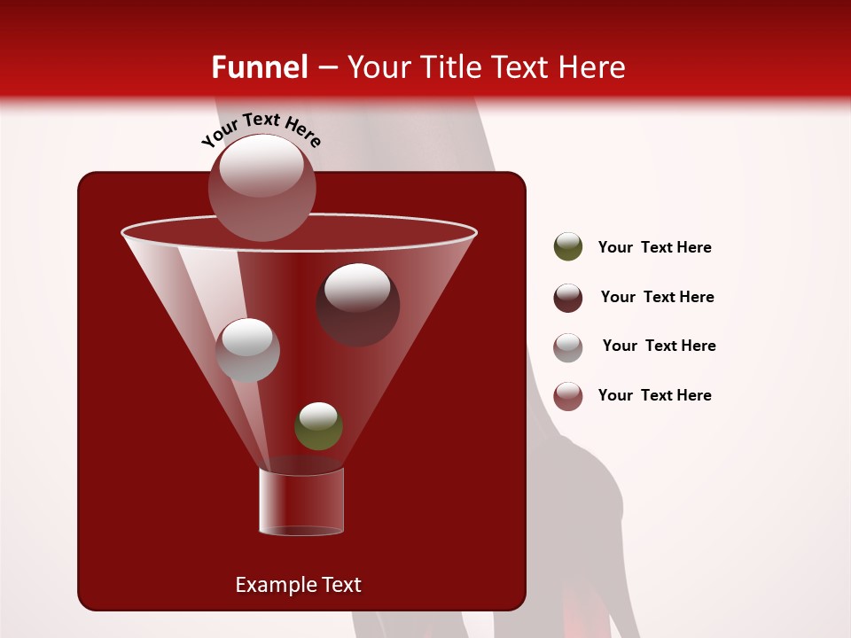 Long Style Pantyhose PowerPoint Template