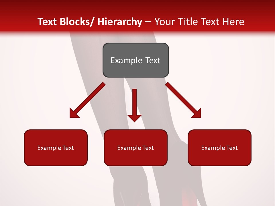 Long Style Pantyhose PowerPoint Template