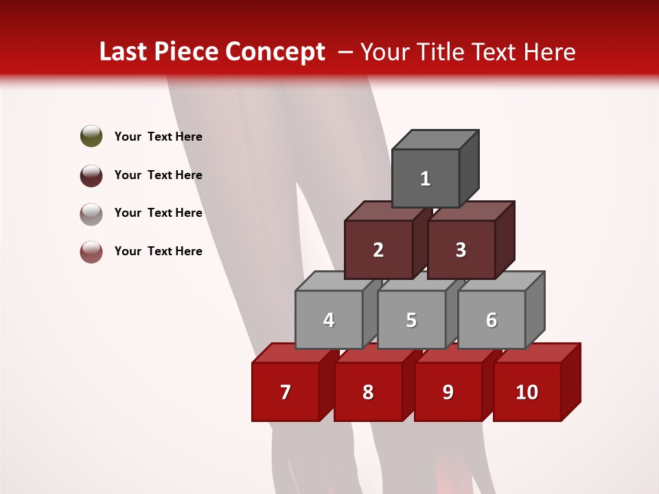 Long Style Pantyhose PowerPoint Template