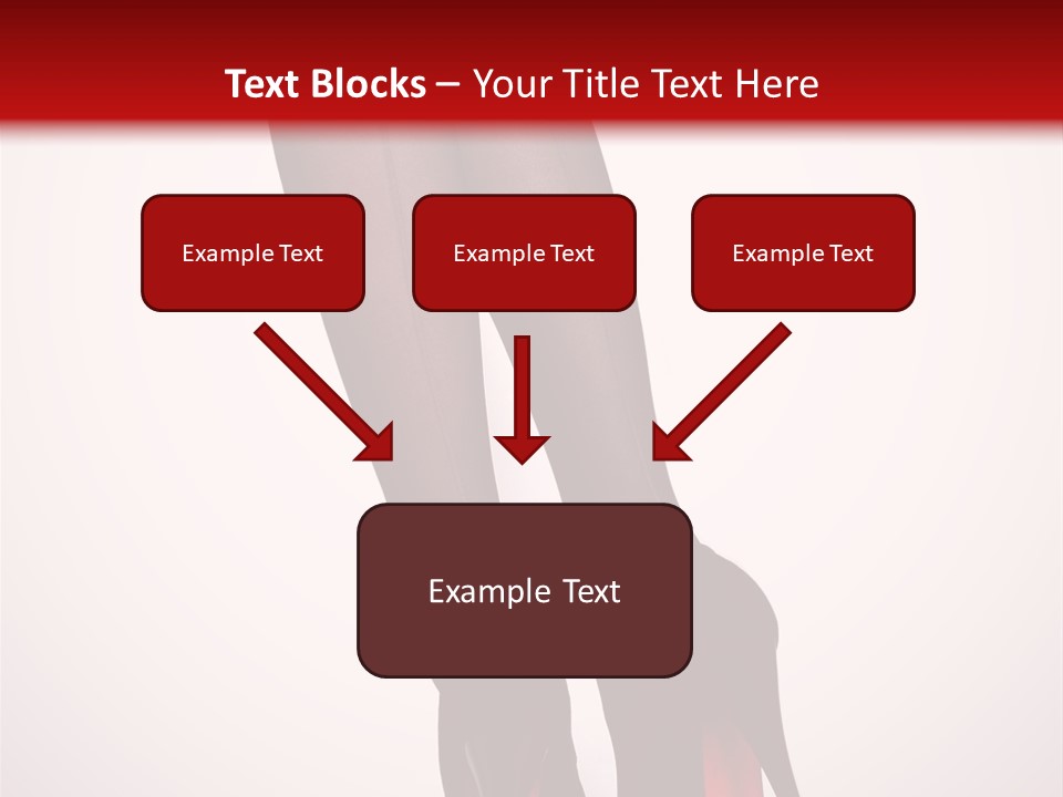Long Style Pantyhose PowerPoint Template