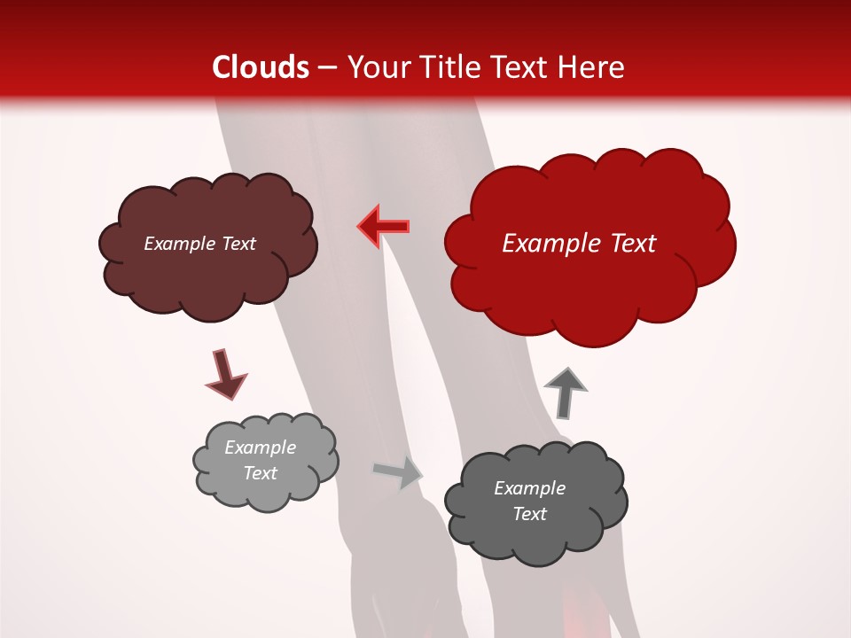 Long Style Pantyhose PowerPoint Template