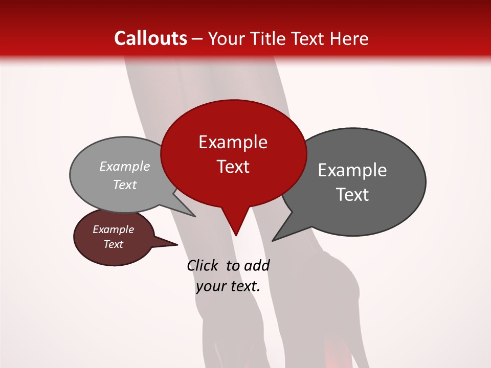 Long Style Pantyhose PowerPoint Template