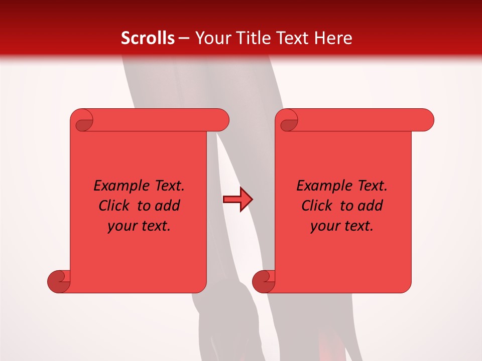 Long Style Pantyhose PowerPoint Template