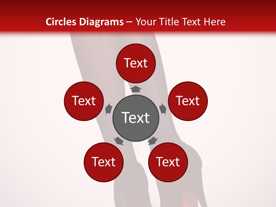 Long Style Pantyhose PowerPoint Template