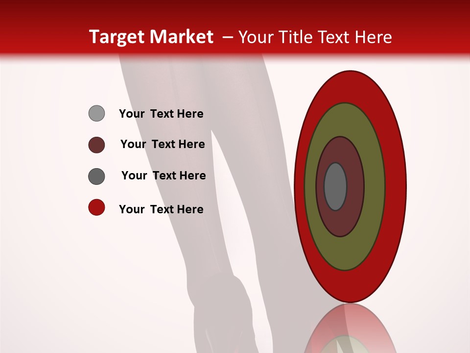 Long Style Pantyhose PowerPoint Template