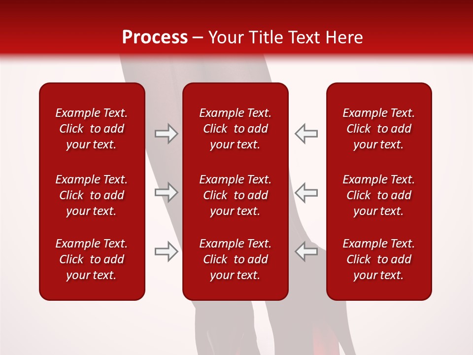 Long Style Pantyhose PowerPoint Template
