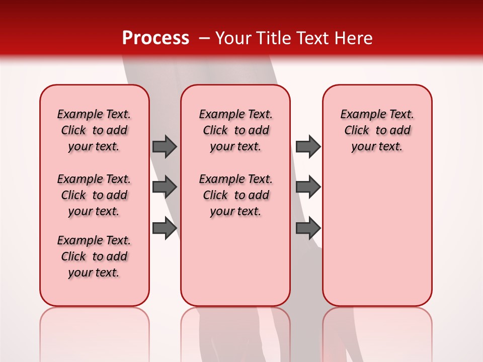 Long Style Pantyhose PowerPoint Template