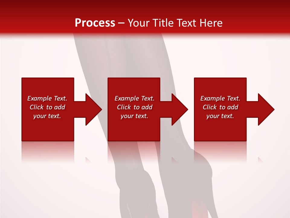 Long Style Pantyhose PowerPoint Template
