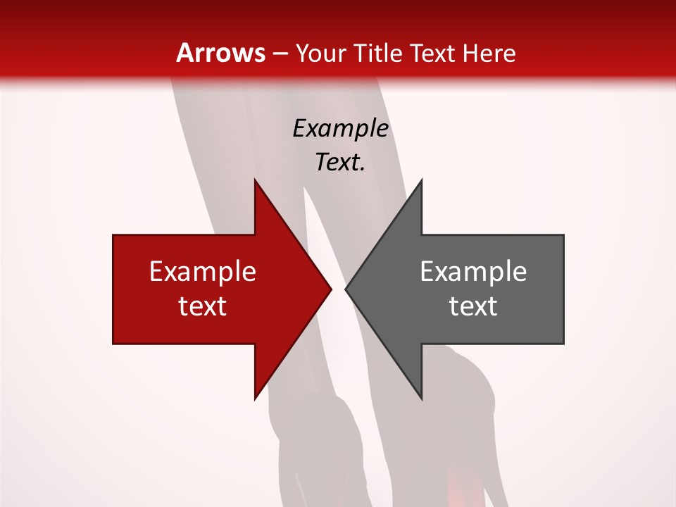 Long Style Pantyhose PowerPoint Template