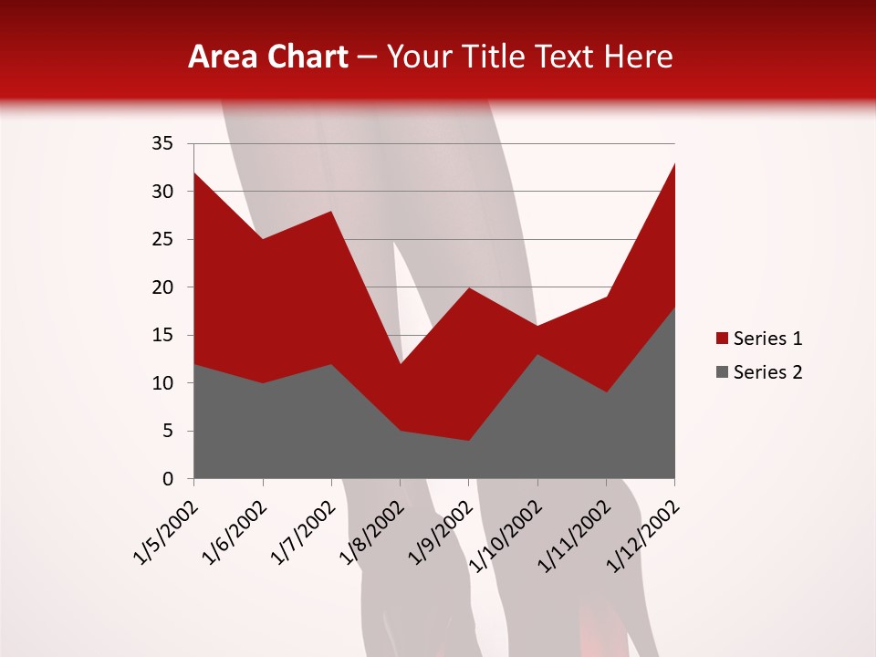 Long Style Pantyhose PowerPoint Template