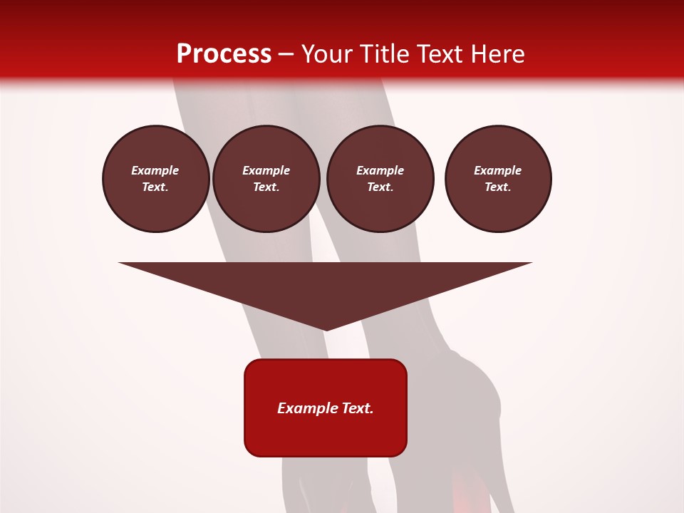 Long Style Pantyhose PowerPoint Template