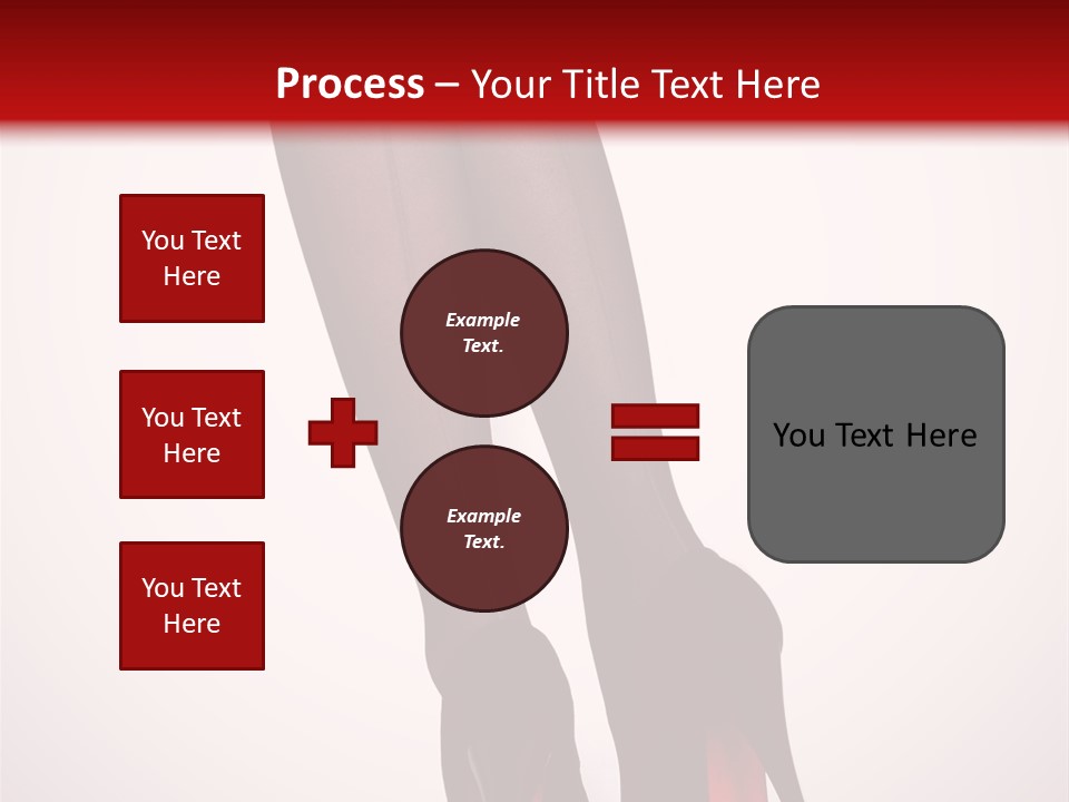 Long Style Pantyhose PowerPoint Template