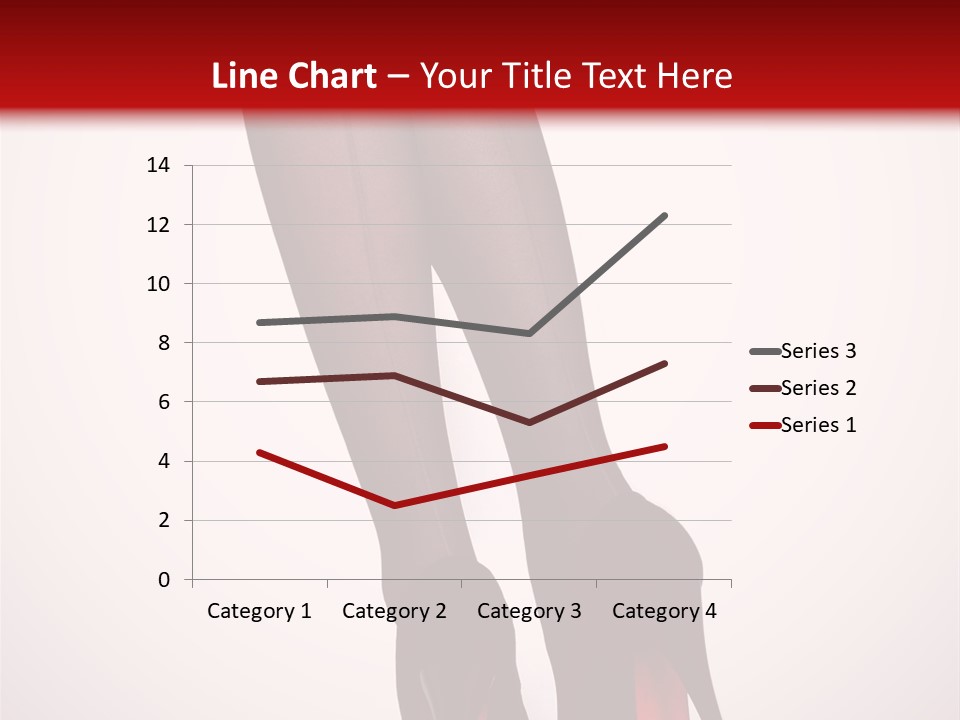 Long Style Pantyhose PowerPoint Template