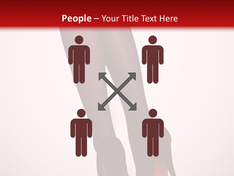 Long Style Pantyhose PowerPoint Template