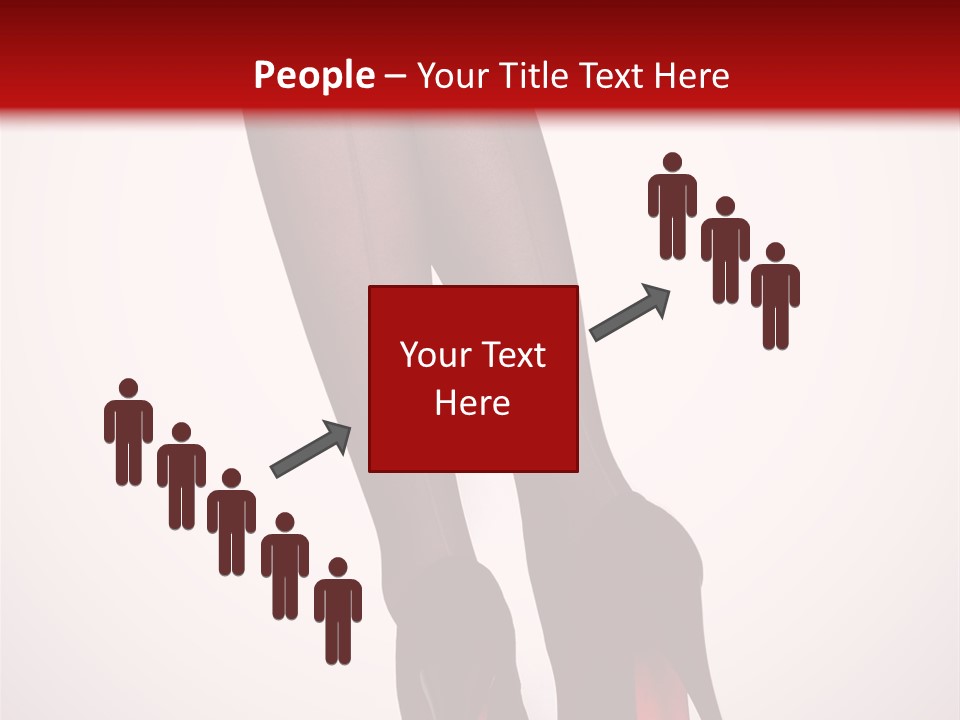 Long Style Pantyhose PowerPoint Template