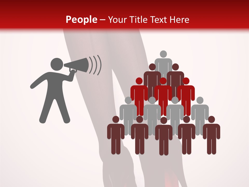 Long Style Pantyhose PowerPoint Template