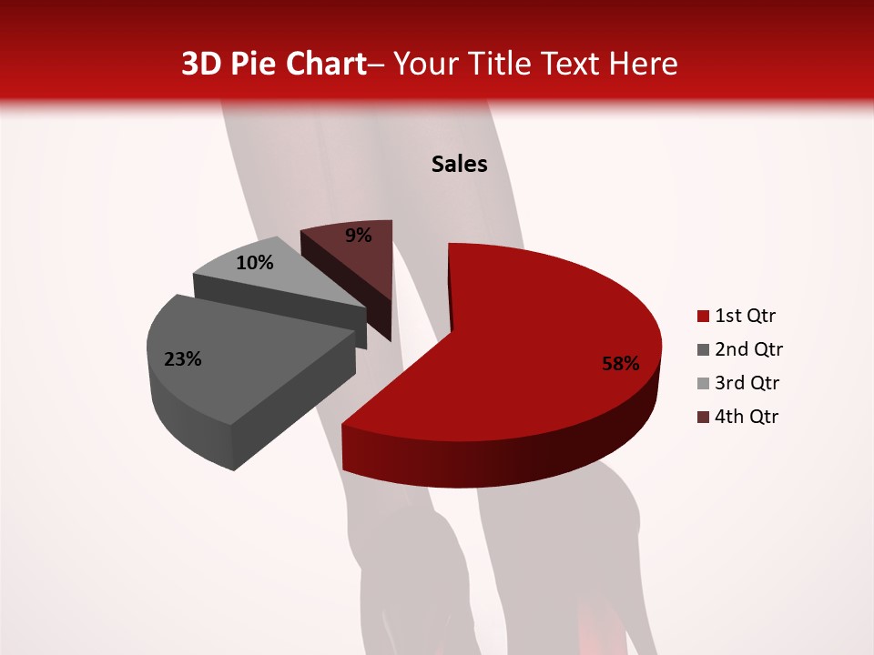 Long Style Pantyhose PowerPoint Template