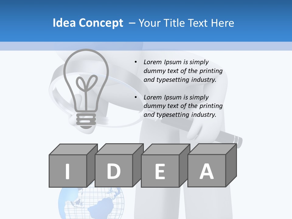 Work Concept Idea PowerPoint Template