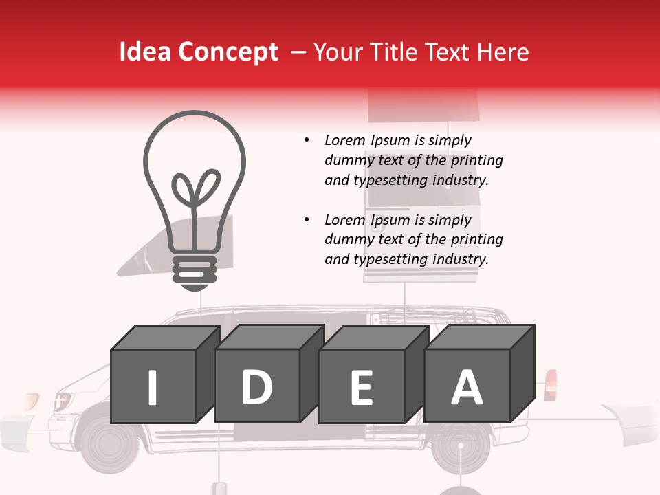 White Carry Abstract PowerPoint Template