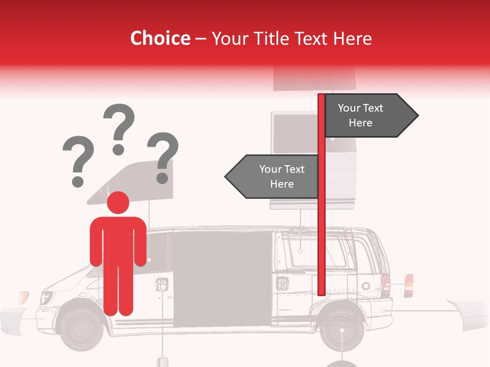 White Carry Abstract PowerPoint Template