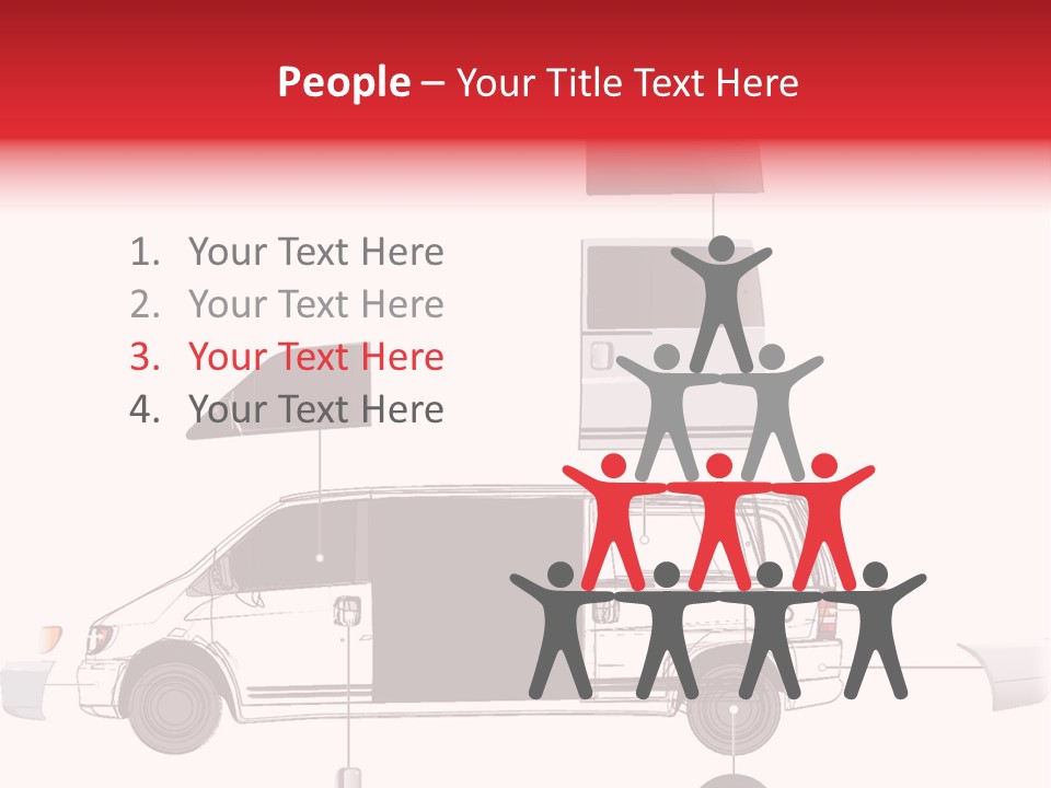 White Carry Abstract PowerPoint Template