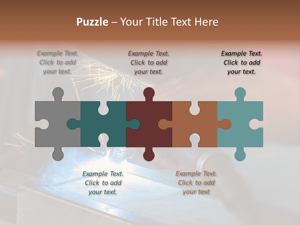 Technology Worker Fabricator PowerPoint Template