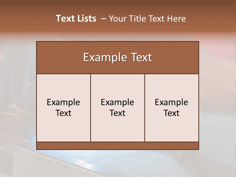 Technology Worker Fabricator PowerPoint Template
