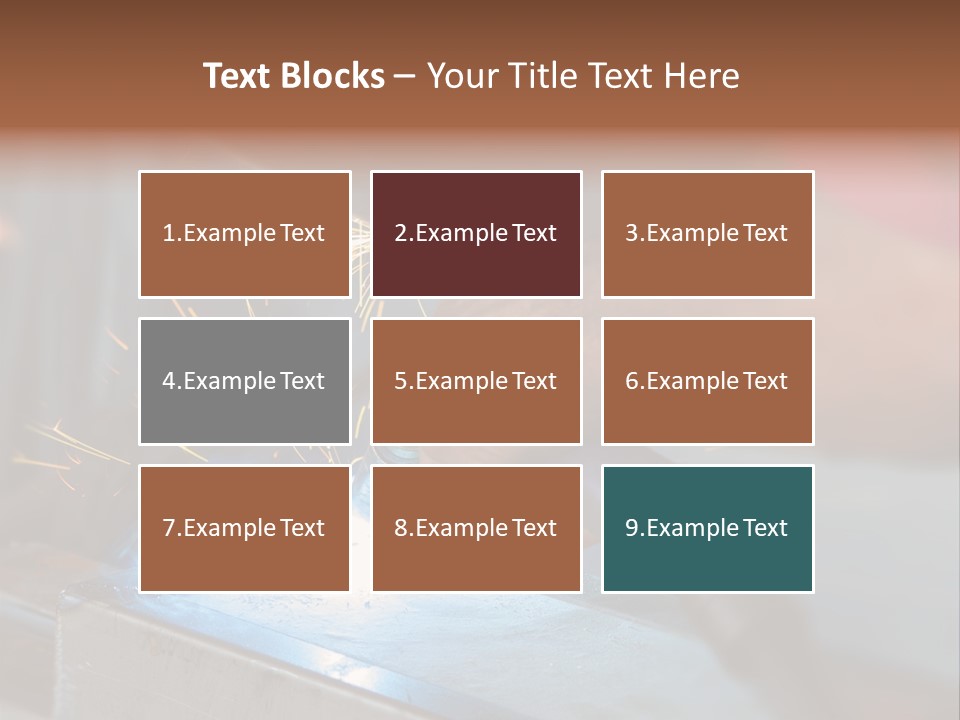 Technology Worker Fabricator PowerPoint Template