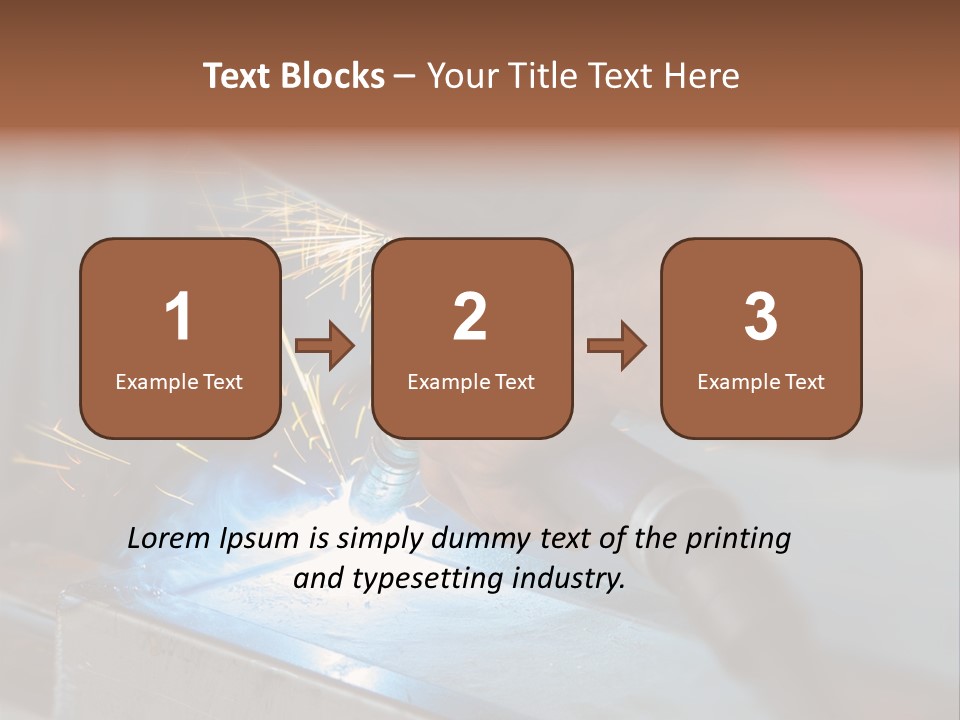 Technology Worker Fabricator PowerPoint Template