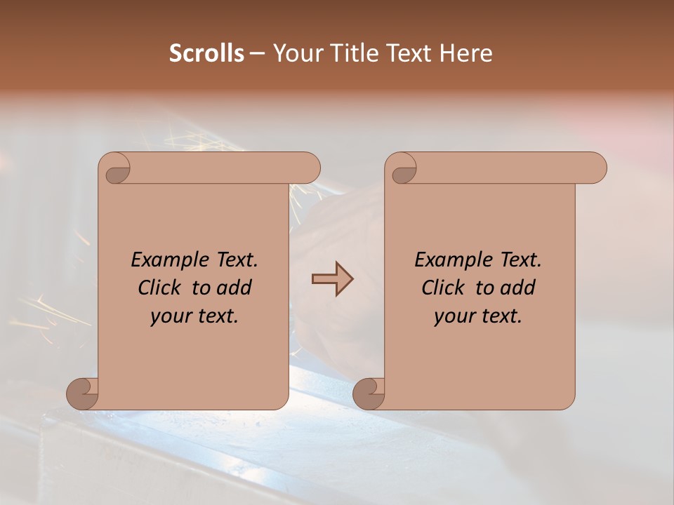 Technology Worker Fabricator PowerPoint Template
