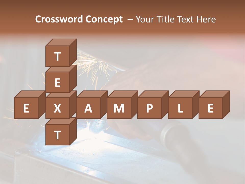 Technology Worker Fabricator PowerPoint Template