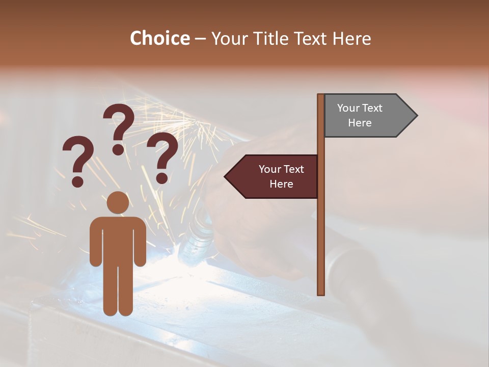 Technology Worker Fabricator PowerPoint Template