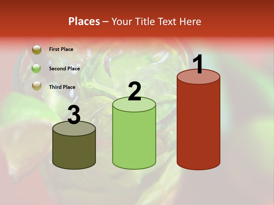 Natural Summer Meal PowerPoint Template