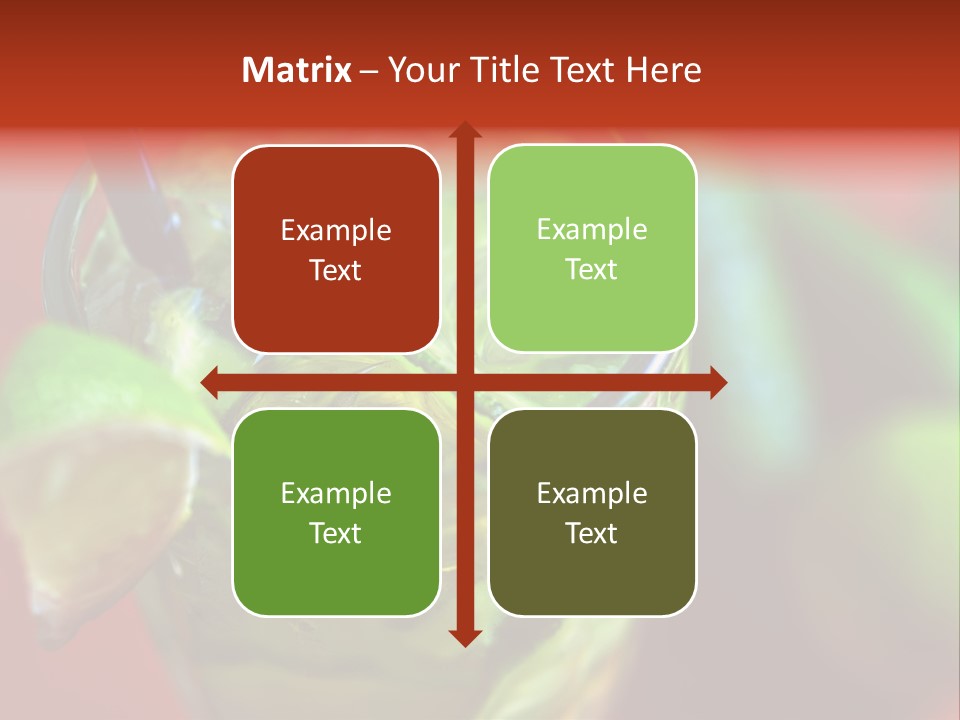 Natural Summer Meal PowerPoint Template